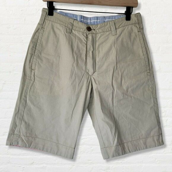 NWT Tailor Vintage Reversible Shorts Men's Size 28 Pastel Stripes and Khaki - Picture 3 of 8